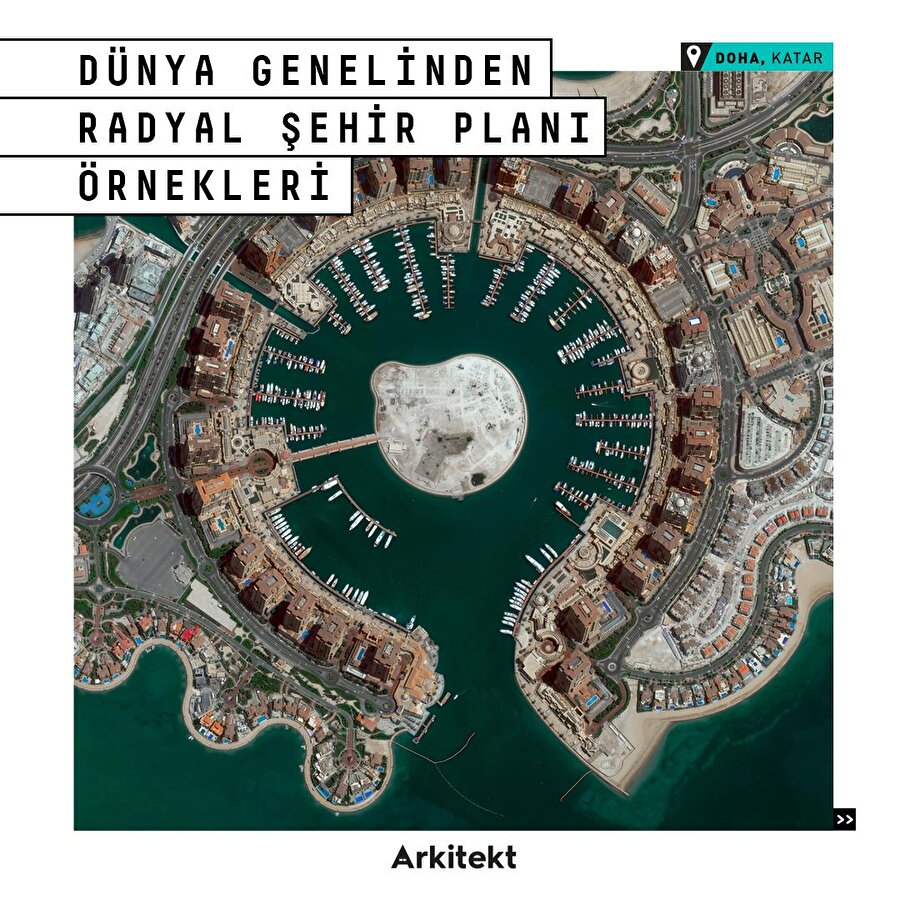 Dünya genelinden radyal şehir planı örnekleri