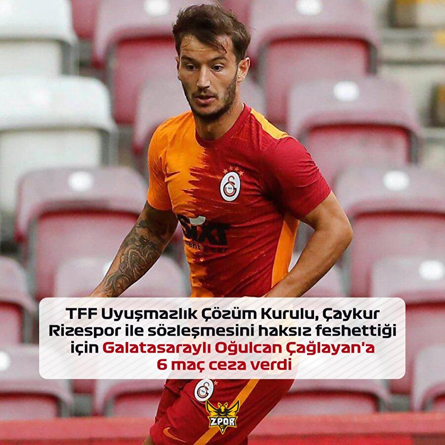 Oğulcan'a 6 maç ceza