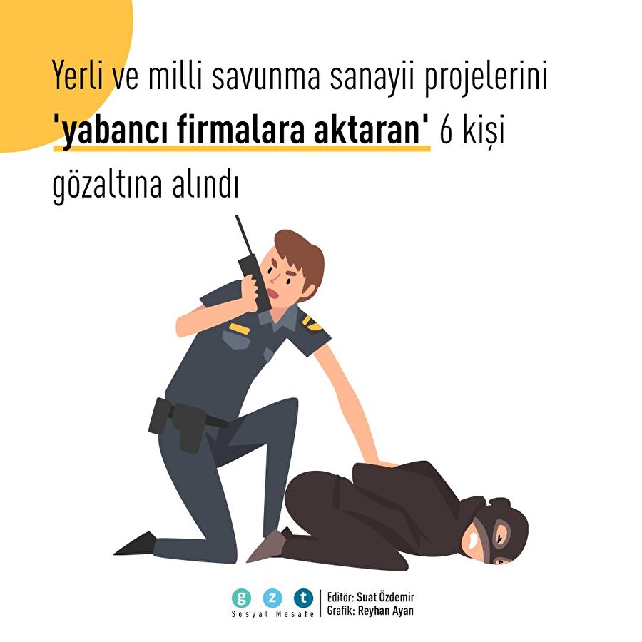 Savunma sanayi projelerini yabancı firmalara aktaranlara operasyon: 6 gözaltı