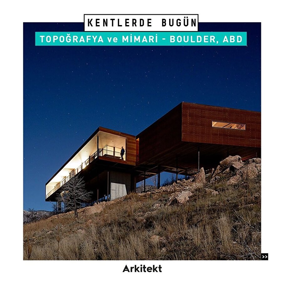 Boulder şehrindeki konut yapıları