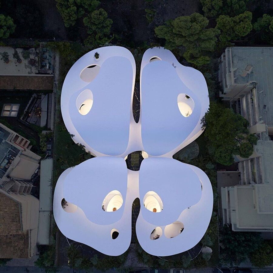 Kelebek şeklinde konut tasarımı