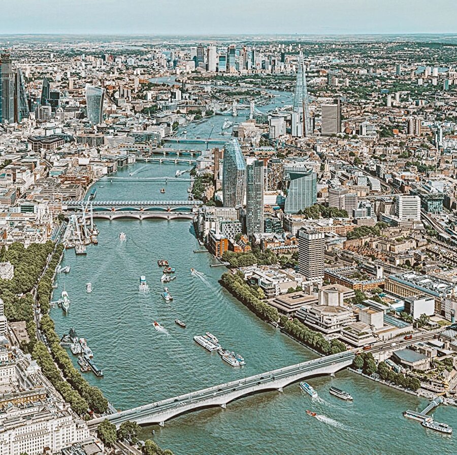 Bu sabah Londra’ya tepeden bakalım! 📸