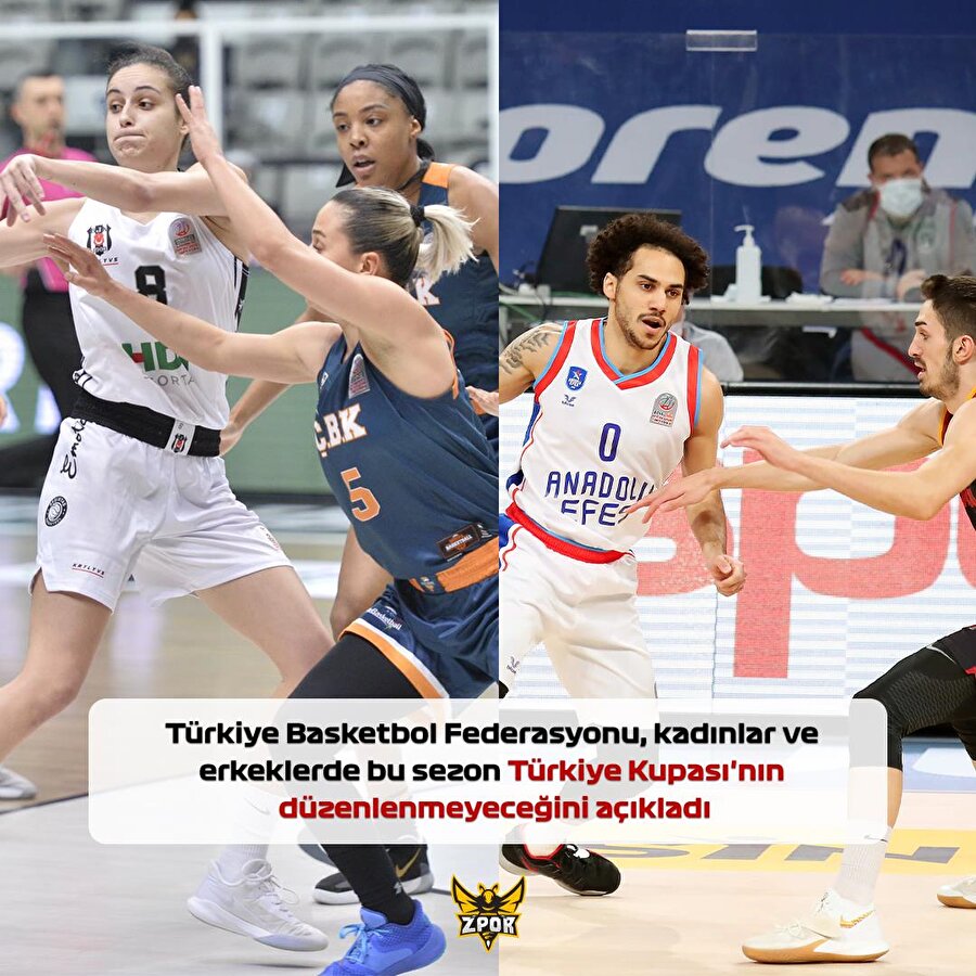 Basketbolda Türkiye Kupası iptal edildi