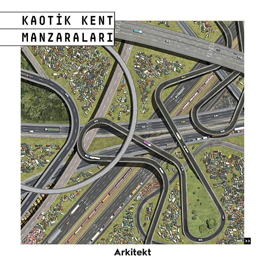 Dünya kentlerinin kaotik hava fotoğrafları