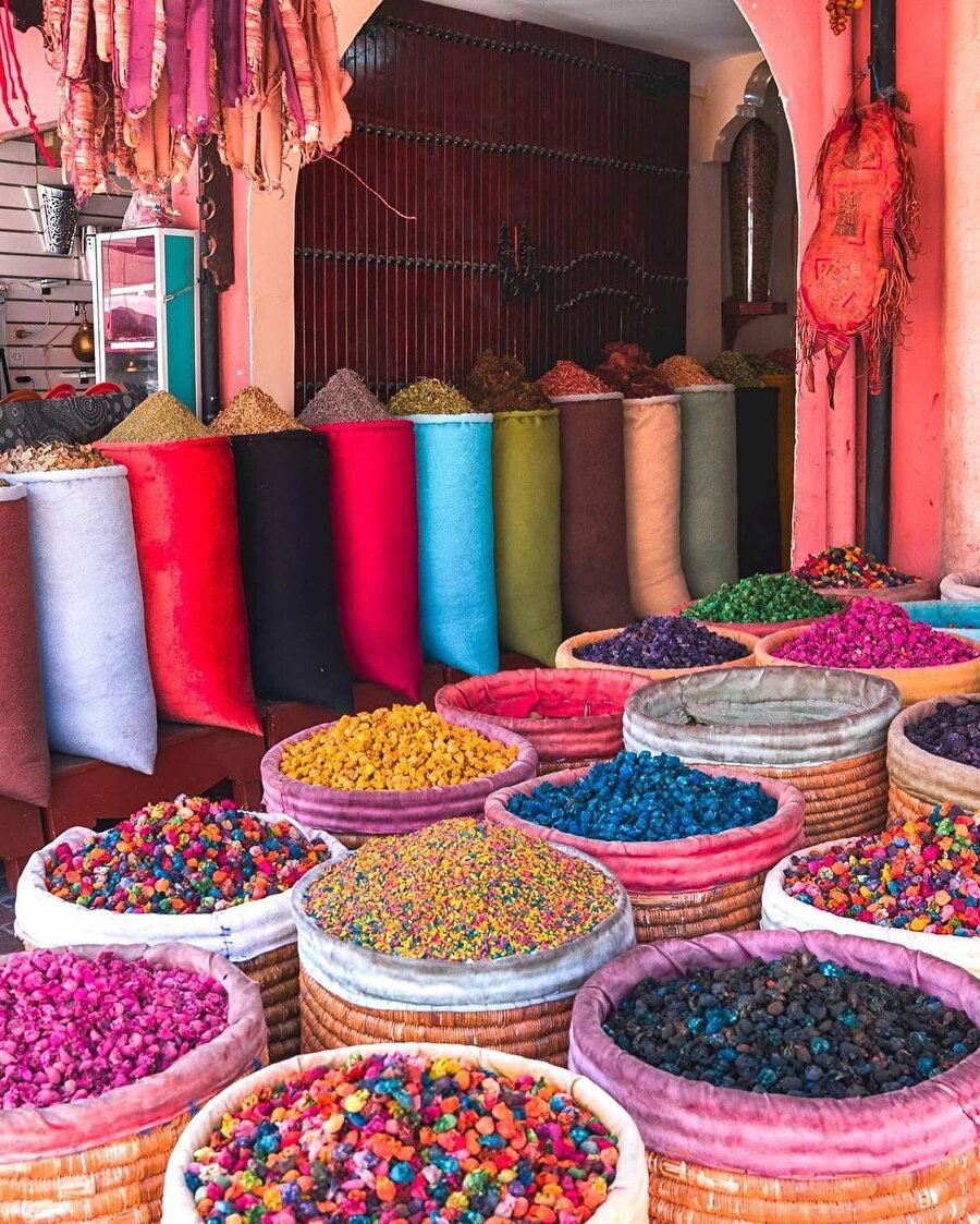 Eski dünya masalı, Fas’ın kalbi rengarenk Marakeş ☀