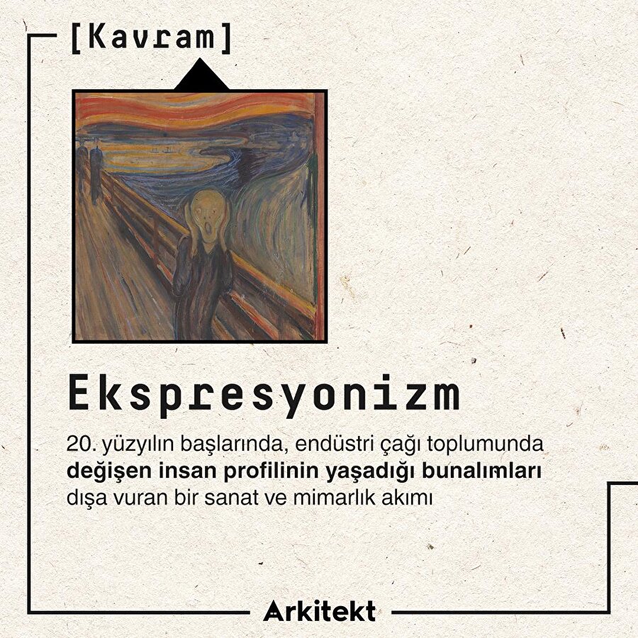  Empresyonizme ve natüralizme tepki: Ekspresyonizm