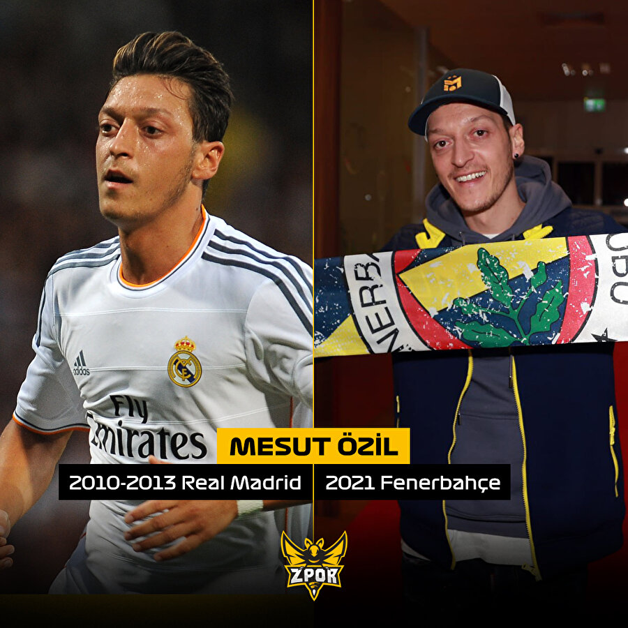 Hem Fenerbahçe hem de Real Madrid'de oynayanlar