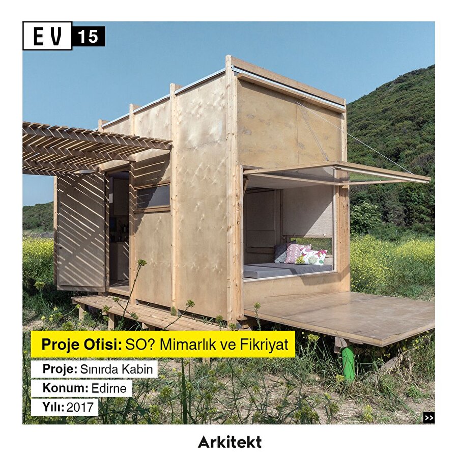 Akılcı çözümlerle tasarlanan 'Sınırda Kabin'
