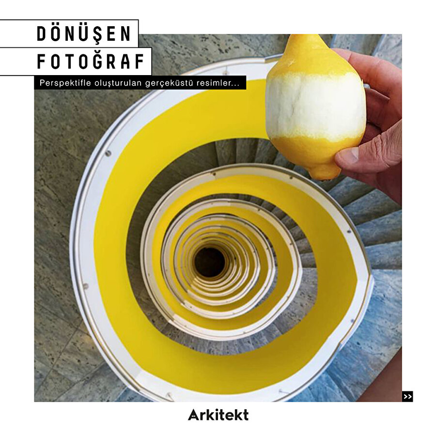 Perspektifle oluşturulan gerçeküstü resimler