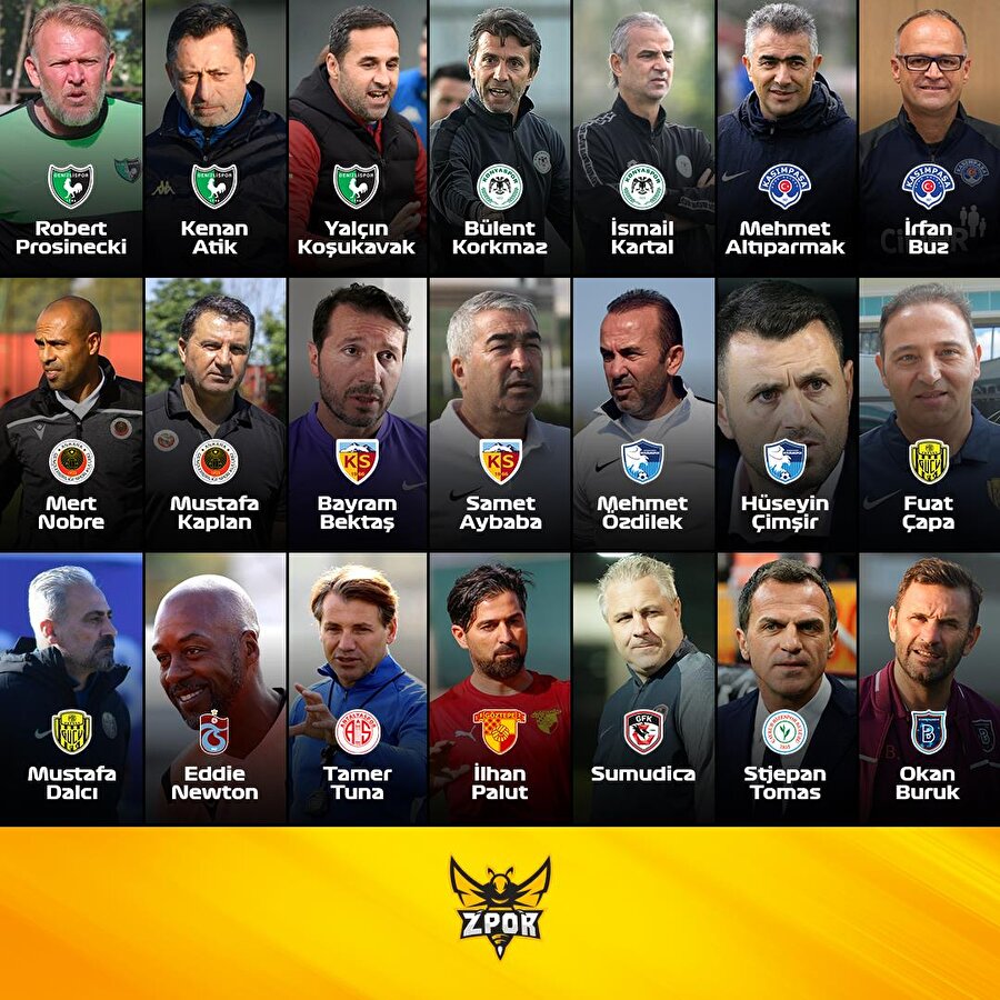 Süper Lig'de 21 hoca değişti