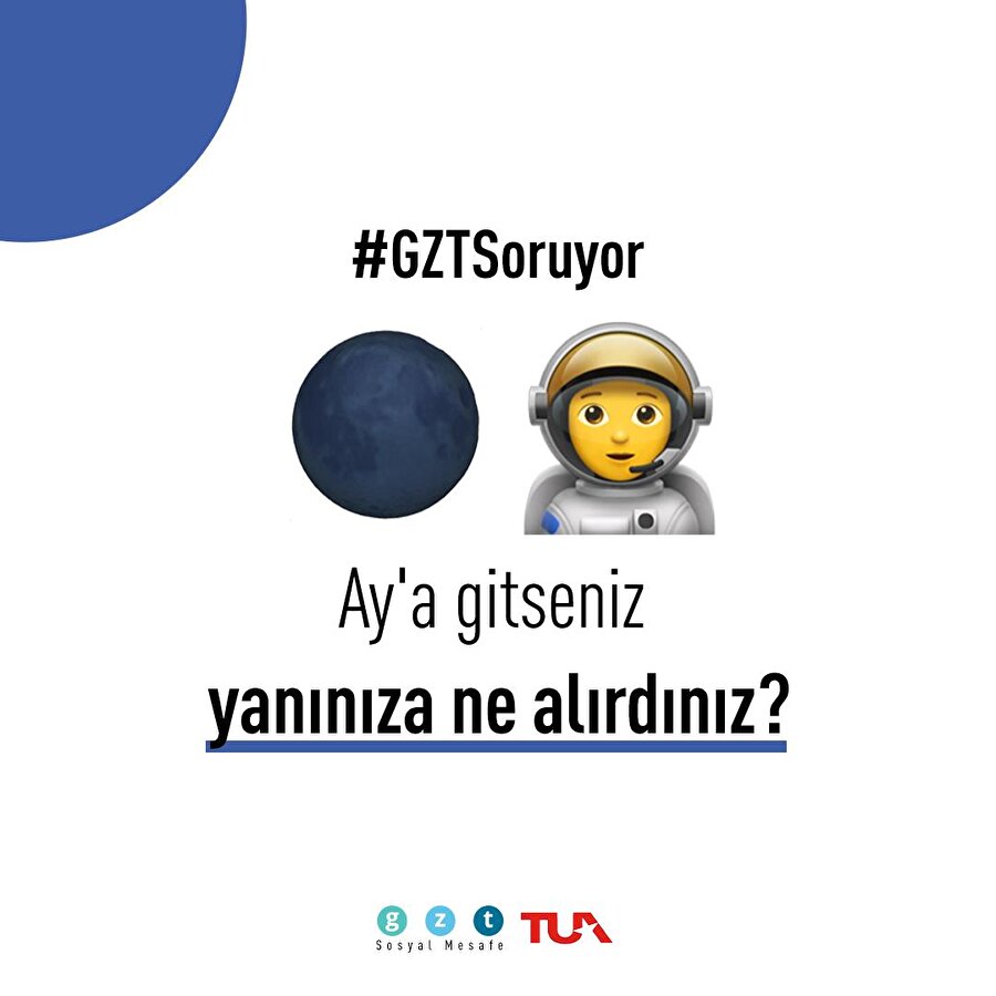 Ay'a gitseniz yanınıza ne alırdınız?