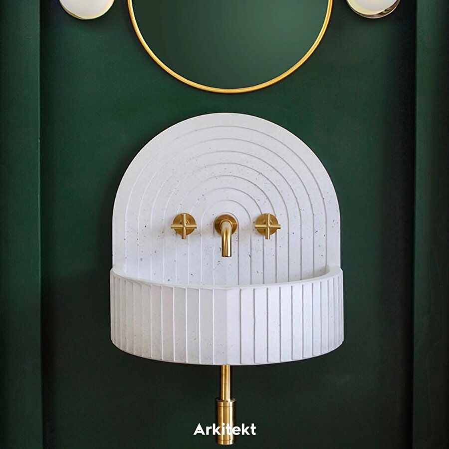 Sade, renkli ve özgün lavabo tasarımları 