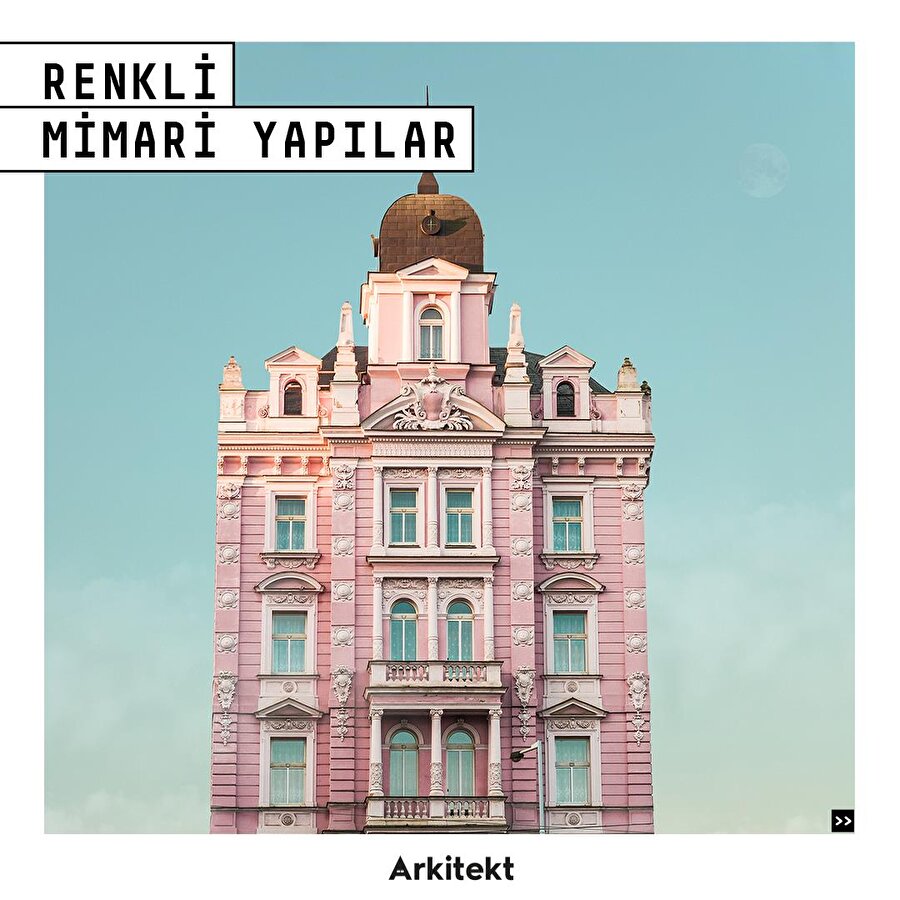 Renkli mimari yapılar