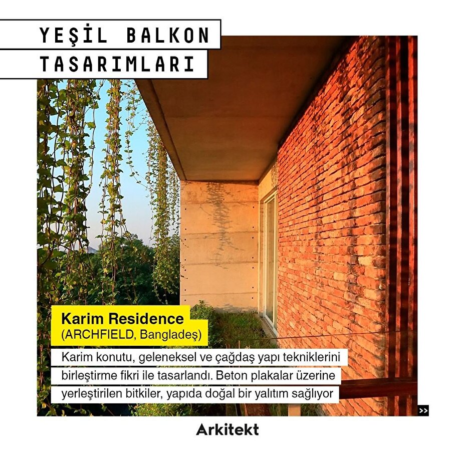  Yeşil balkon tasarımları