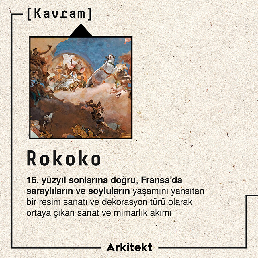 Dünyadan rokoko akımı örnekleri