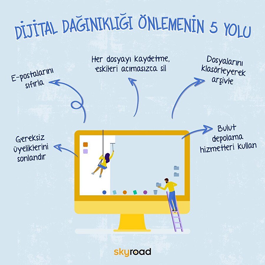 Dijital dağınıklığı önlemenin 5 yolu 🖥