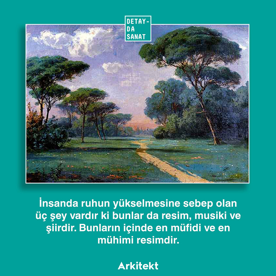 Ressam Ali Rıza'dan altın öğütler