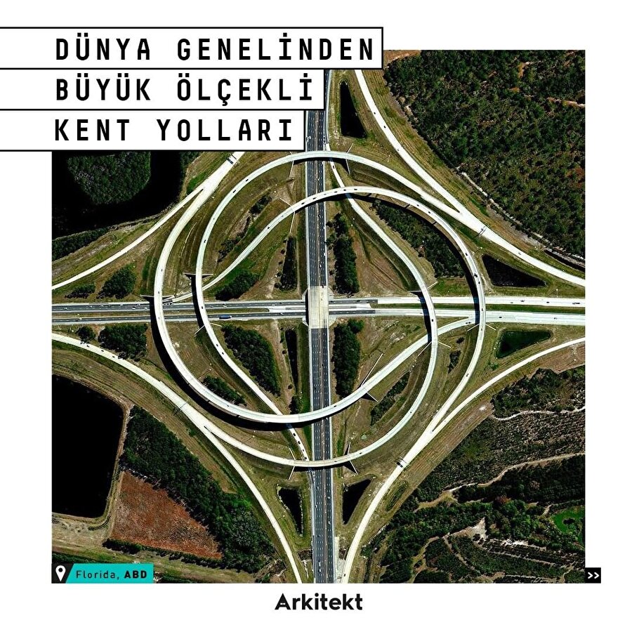 Dünya genelinden büyük ölçekli kent yolları