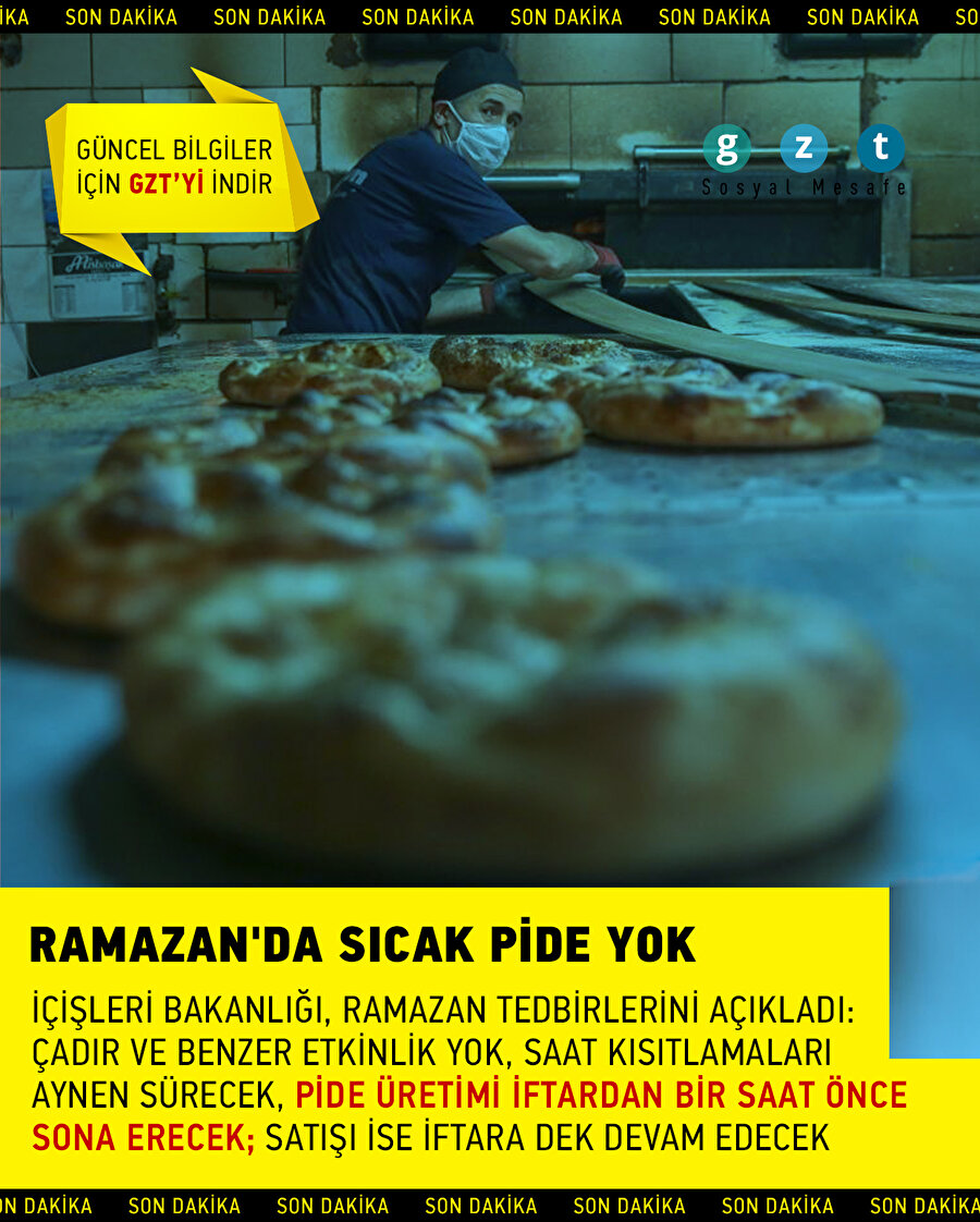 😌Üzgünüz: Sağlığınız için bu Ramazan 'sıcak pide' kuyruğu yok