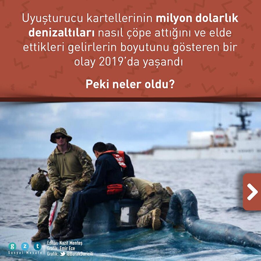 Uyuşturucu tacirlerinin denizaltı yolculuğu