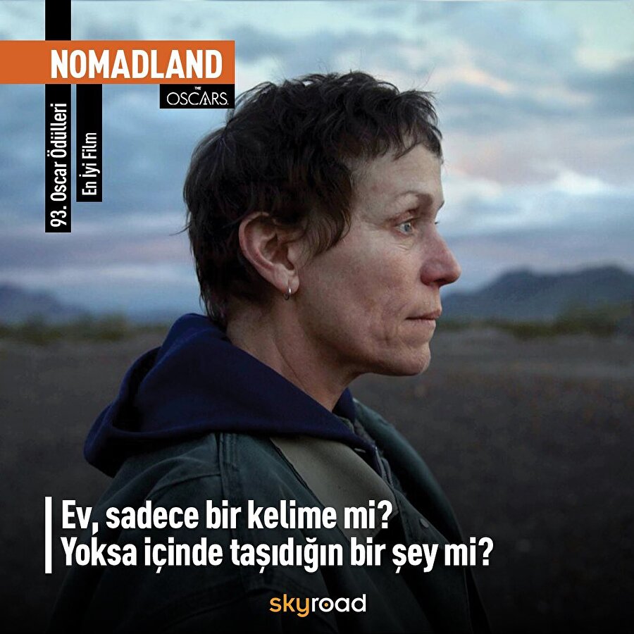93. Oscar ödülleri, en iyi film: Nomadland 🎬