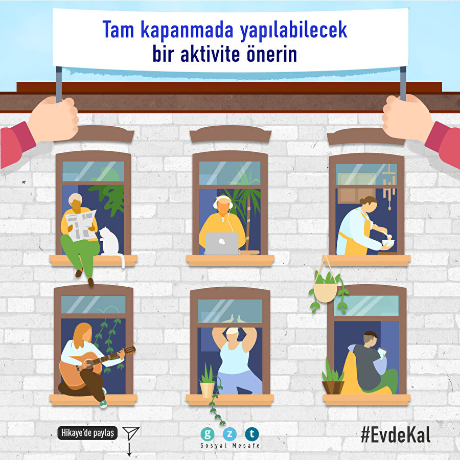 Tam kapanma için yeni aktivite önerisi