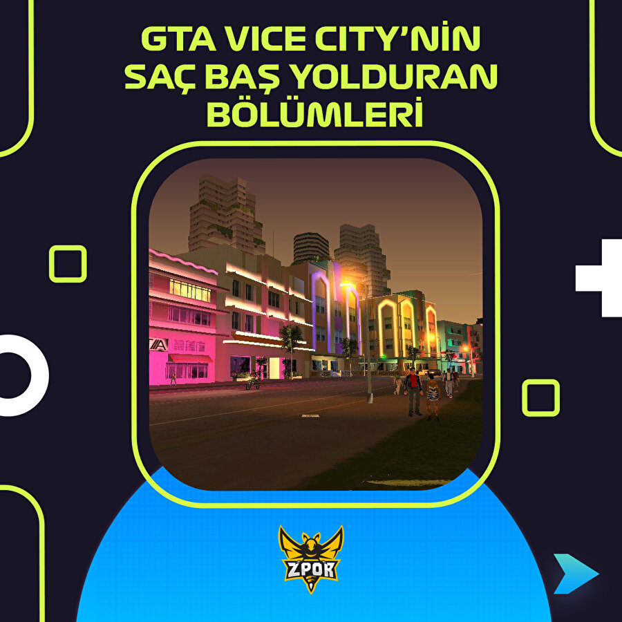 GTA Vice City'nin saç baş yolduran bölümleri