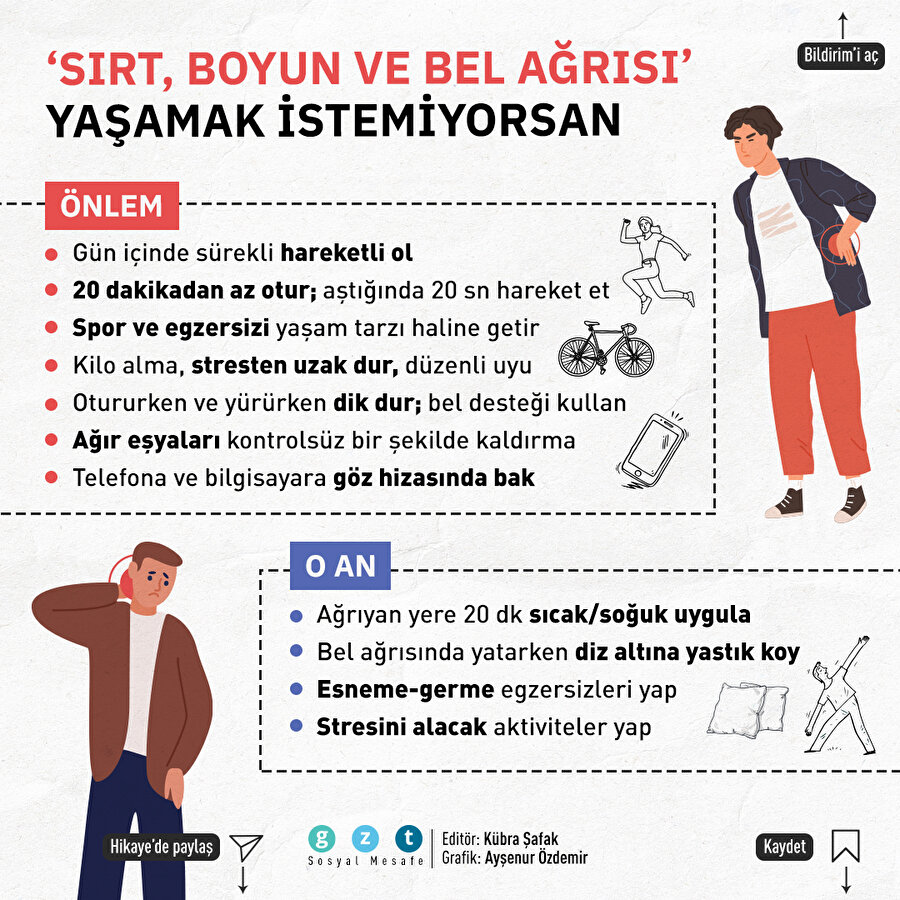 💁‍♀️Omurga sağlığı için ne yapmalı?