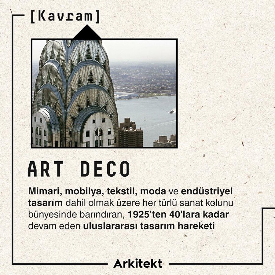 Matematiksek geometrik şekiller üzerine kurulu bir akım: Art Deco
