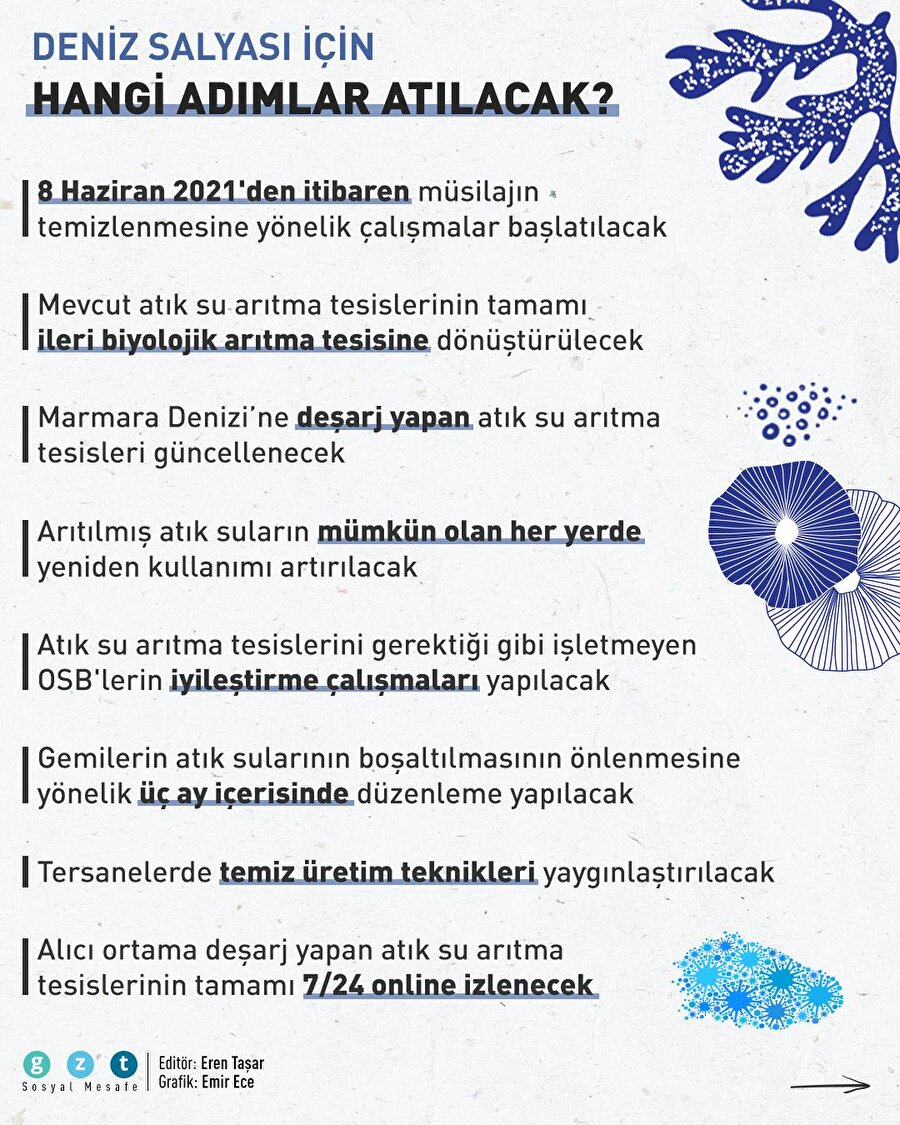 Deniz salyası nasıl önlenecek?