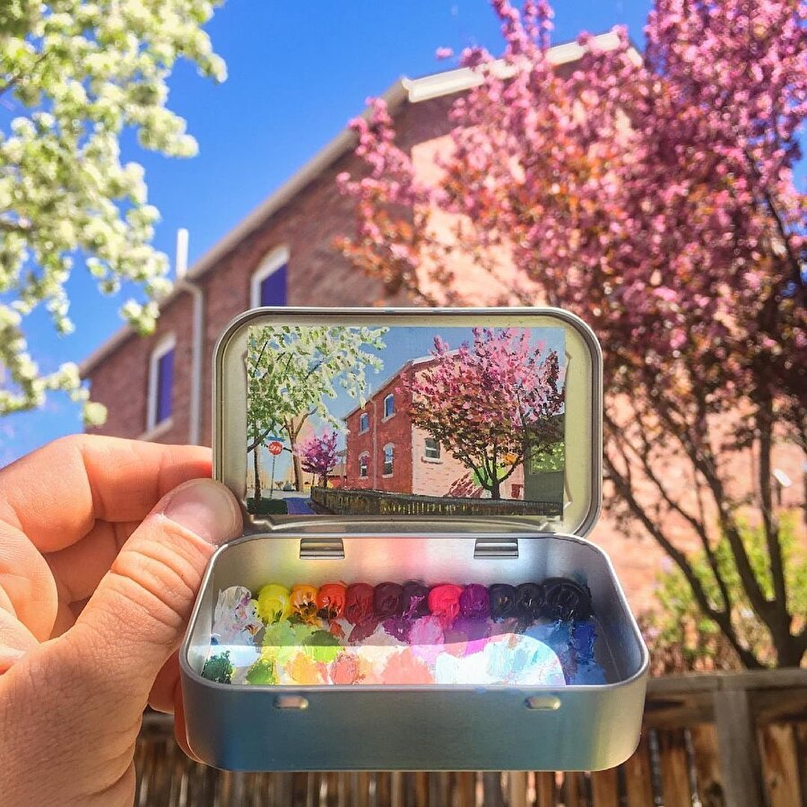 Avuç içi büyüklüğünde sanat 🖼