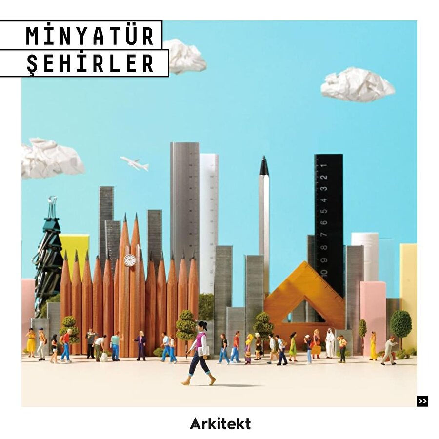 Tatsuya Tanaka'nın minyatür şehirleri