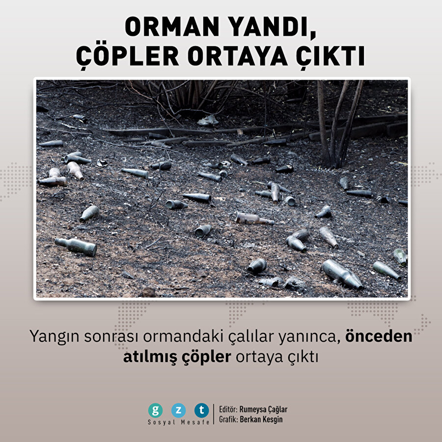 Ormanlar çöplük değil!