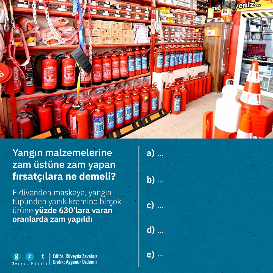  Zam üstüne zam yapan fırsatçılara ne demeli?