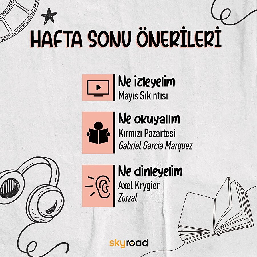 Hafta sonu önerileri 🎉