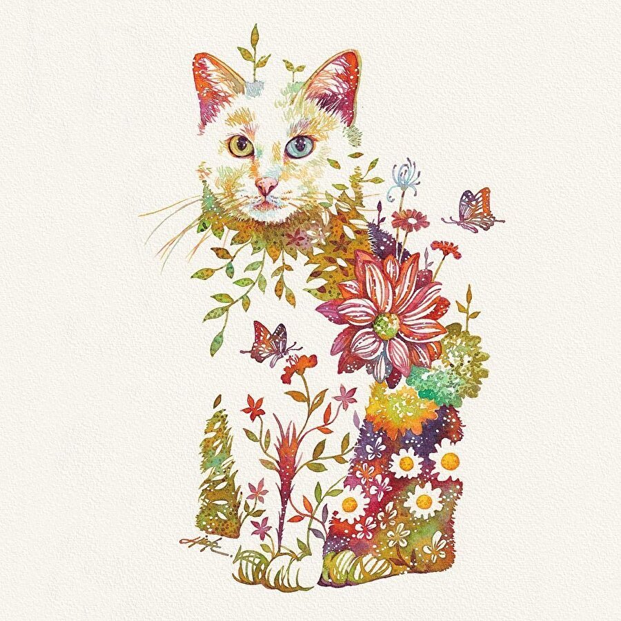 Japon sanatçı Hiroki Takeda'nın fırçasından 🖌