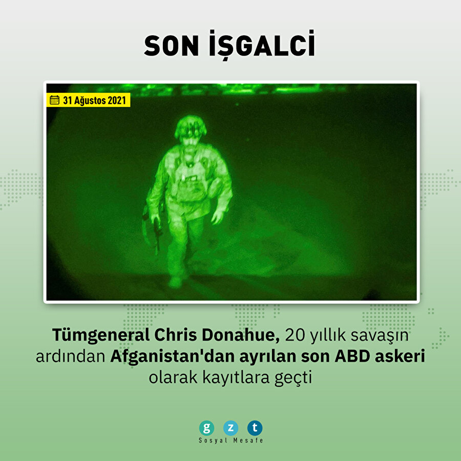 Afganistan'ı terkeden son işgalci