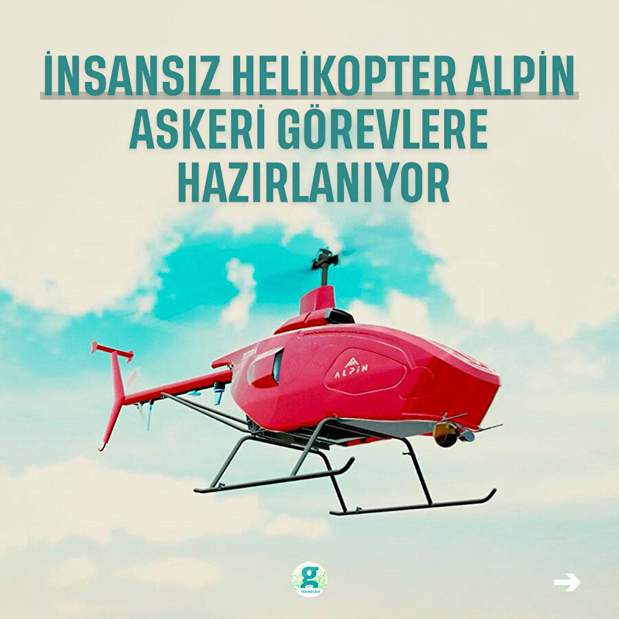 İnsansız helikopter Alpin askeri görevlere hazırlanıyor