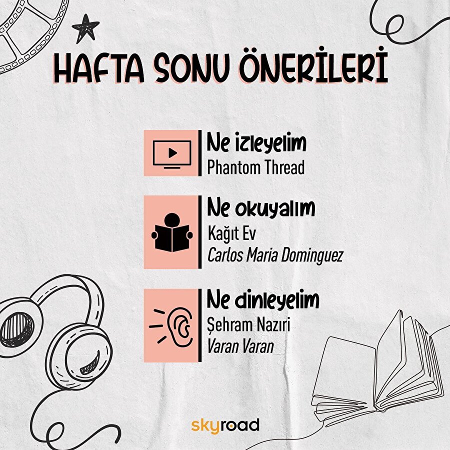 Hafta sonu önerileri 🙌