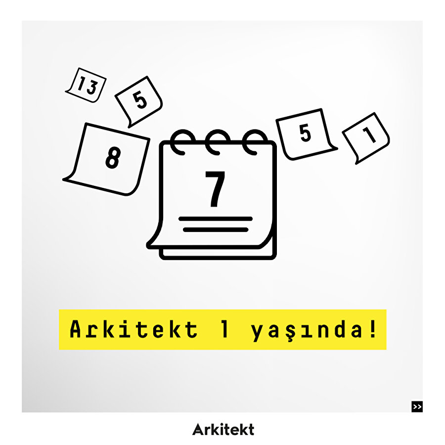  Arkitekt 1 yaşında!