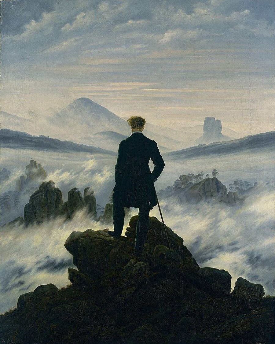 Dünyayı bir figürün gözlerinden görmemizi sağlayan sanatçı:  Caspar David Friedrich 🙌🏻