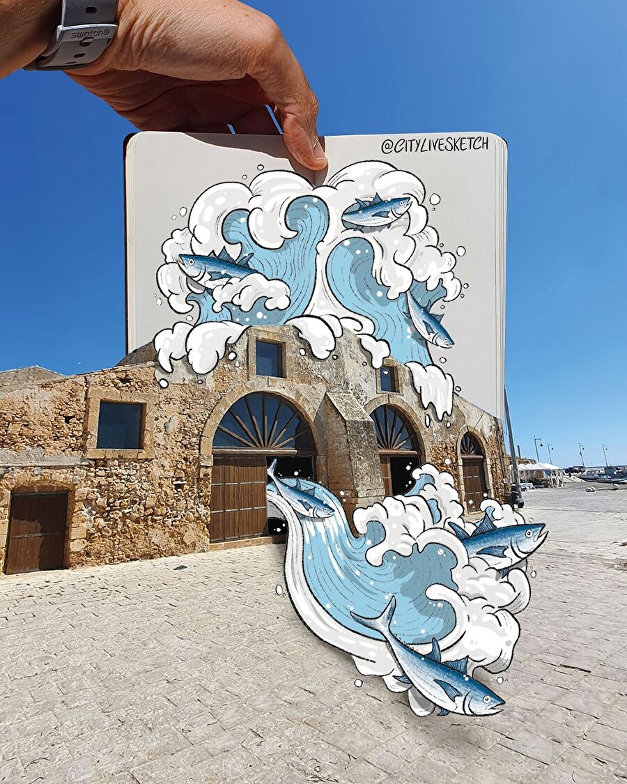  İkonik yapıların özgün eskizleri 