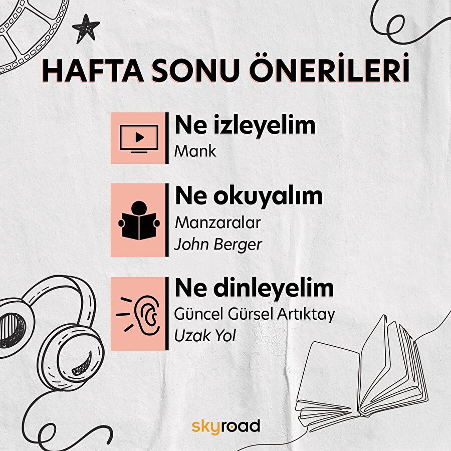 Hafta sonu önerileri🙌