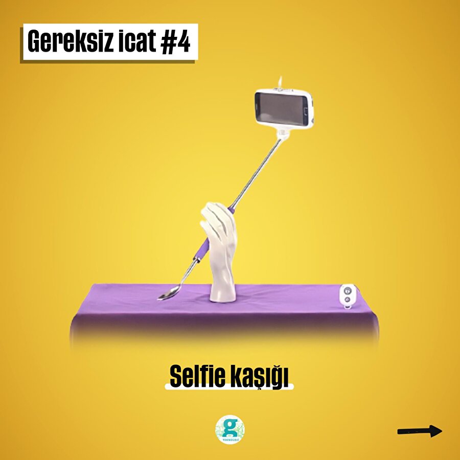 🥄😁 Gereksiz icatlarda bu hafta: Selfie kaşığı