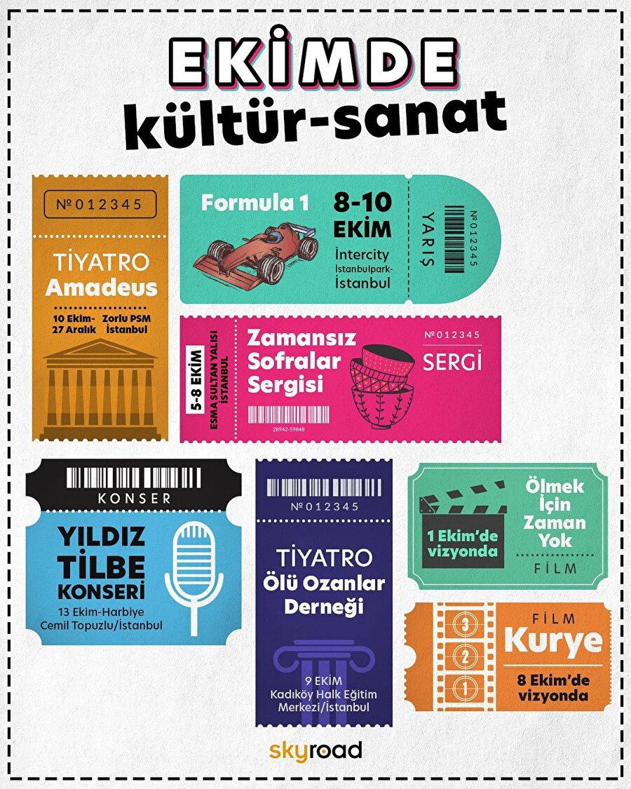 Ekim ayı dolu dolu geldi! 🎉