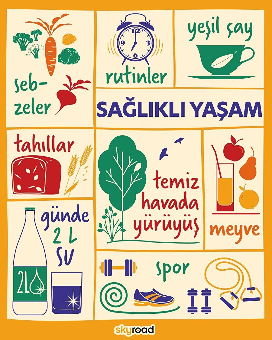 Sağlıklı yaşam için günlük rutinler✨