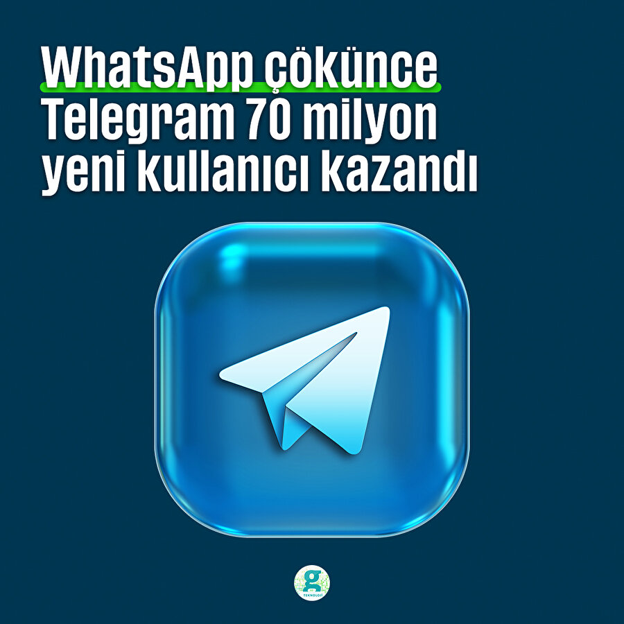 WhatsApp çökünce Telegram 70 milyon yeni kullanıcı kazandı