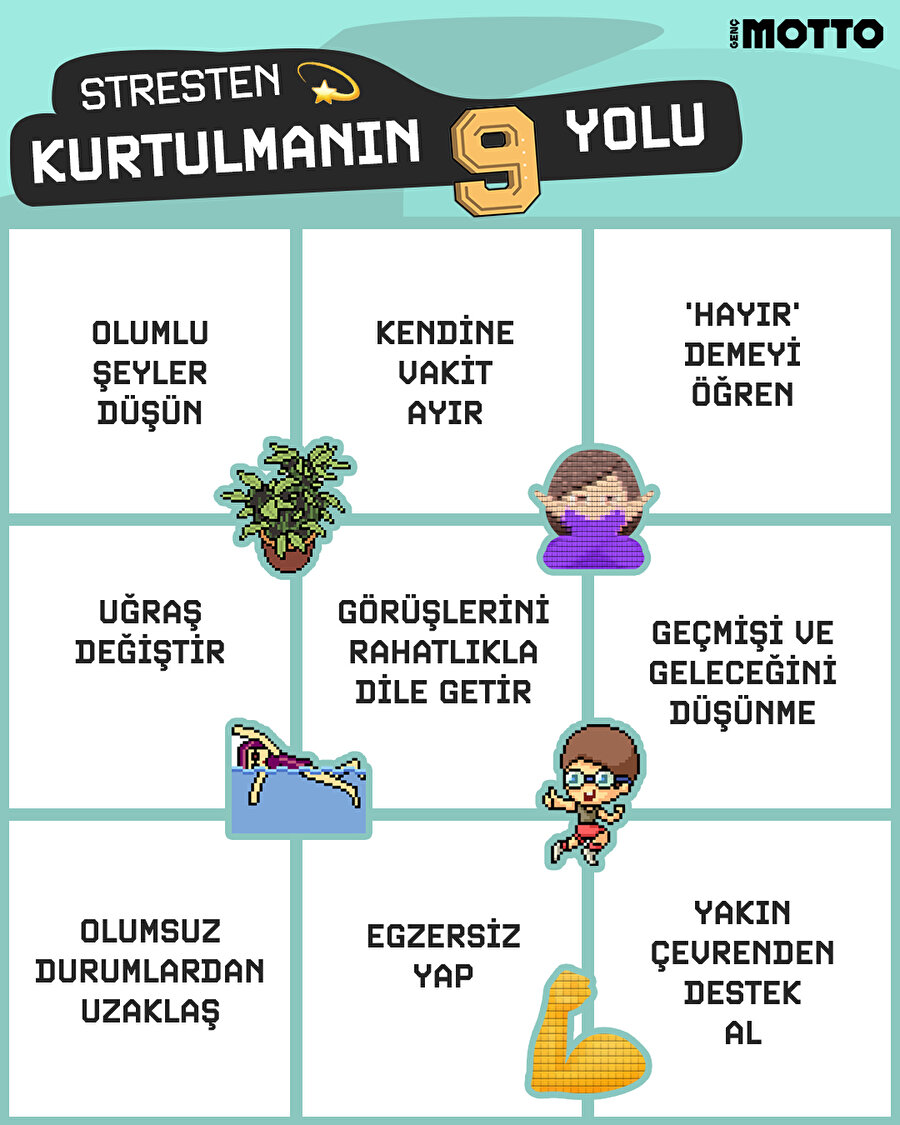 Stresten kurtulmanın 9 yolu 