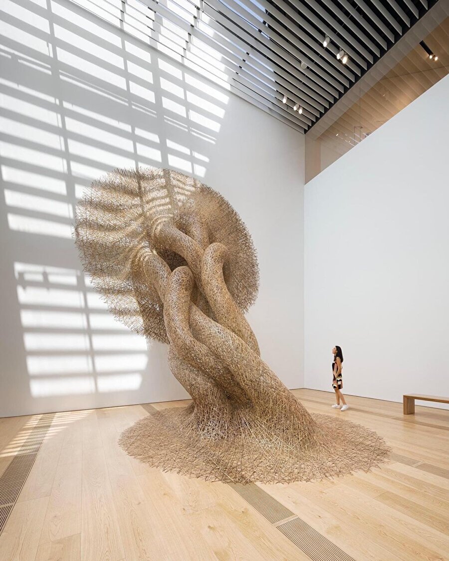 Japon sanatçıdan anıtsal enstalasyonlar