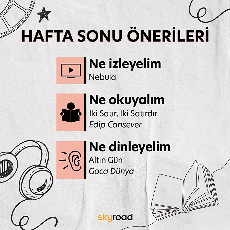 Hafta sonu önerileri🙌